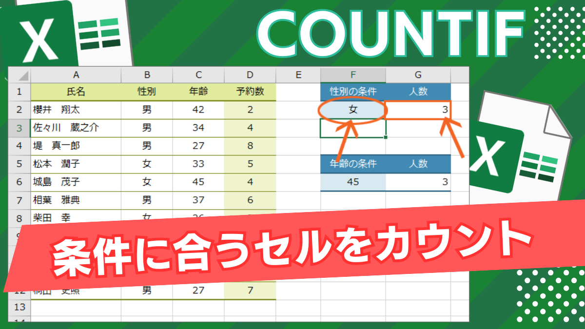 エクセル 関数条件 カウント | Excel 関数一覧表 :Excel関数 – BGJFA