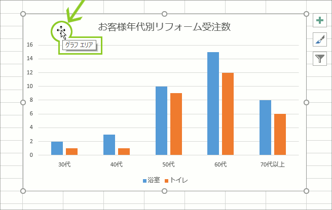 グラフ編集操作の覚え方【Excel 2016・2013編】11
