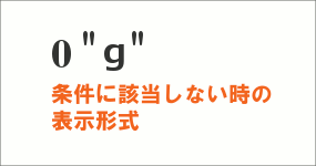 ユーザー定義の表示形式に条件を設定する20