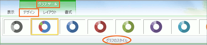 二重（三重）ドーナツグラフの作成の操作画像-10