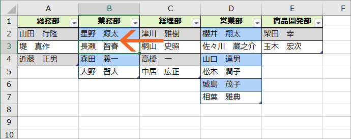 前の選択で次の選択肢が変わる連動ドロップダウンリスト66