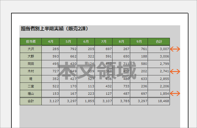 印刷のためのページ設定の基本36