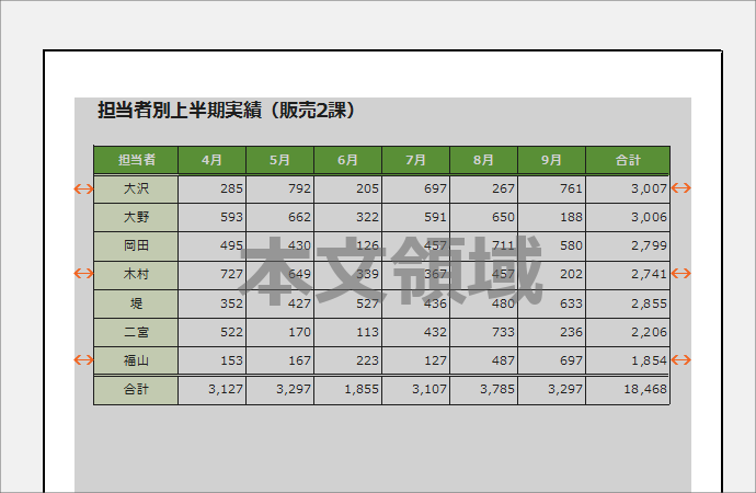 印刷のためのページ設定の基本41
