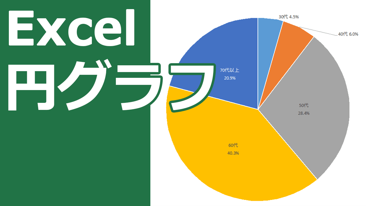 グラフ エクセル 円 エクセルの円グラフはこう作る！クオリティーを上げ…｜Udemy メディア