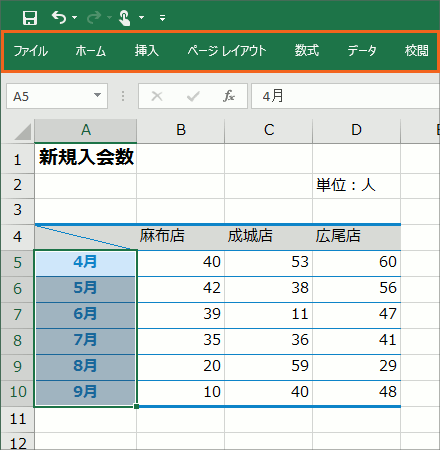 リボンの表示オプション26