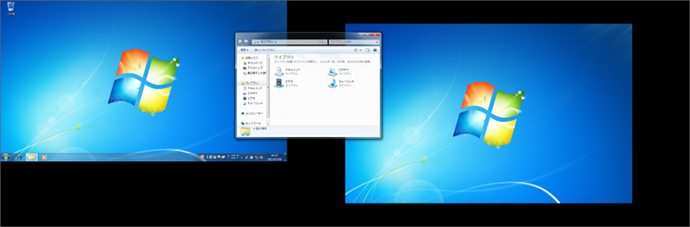 Windows7のプロジェクターへの接続の操作画像-09