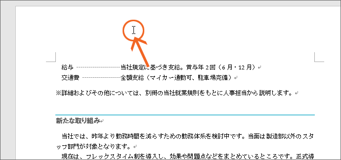 ヘッダーとフッターの基本06
