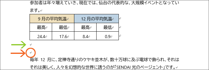 貼り付ける先を確保
